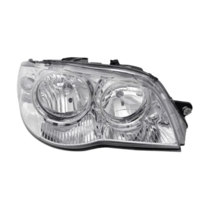 FAROL PRINCIPAL ARO E MÁSCARA METALIZADA 2004 A 2016 PALIO | WEEKEND | SIENNA | STRADA